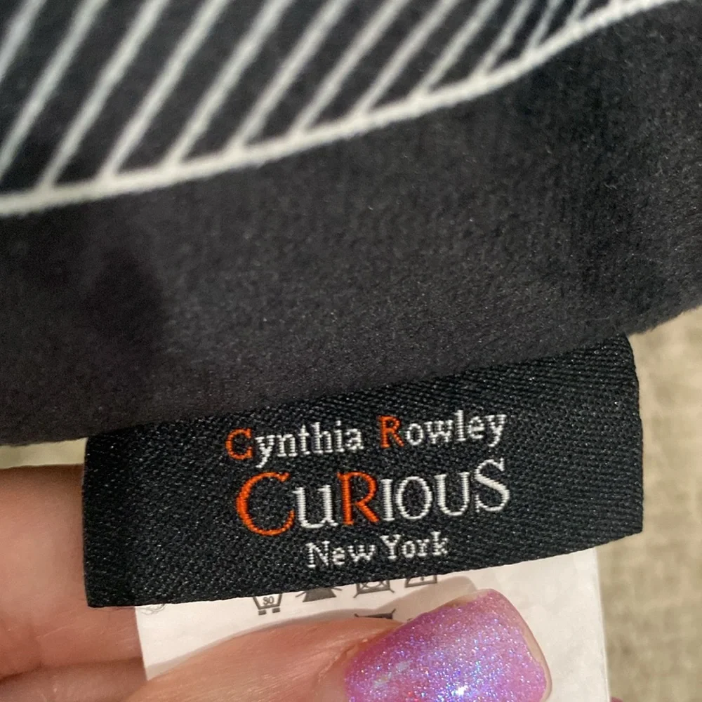 NWOT Cynthia Rowley Curious Ouija Halloween Black Cushion Pillow “PRICE IS FIRM